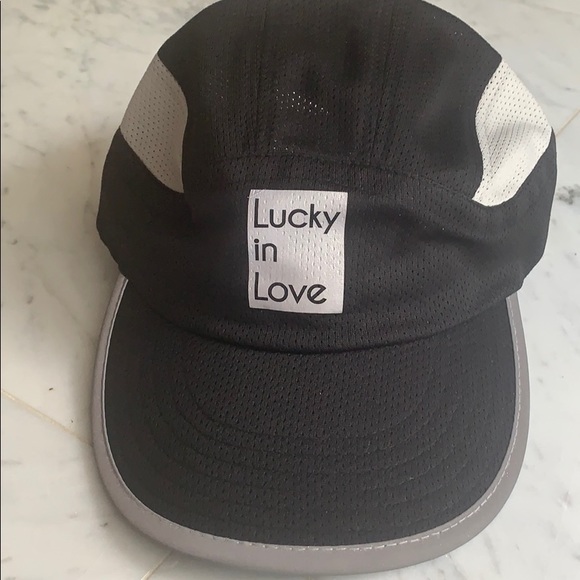 Lucky in Love Accessories - Lucky in Love black reflective logo cap